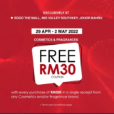 SOGO Malaysia Free Discount Coupons 2022