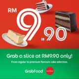 Secret Recipe Offers RM9.90 Slice Cakes with GrabFood