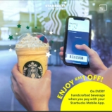 Starbucks Offers RM1 Discount on Handcrafted Beverages