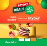 Grab Malaysia launches Payday Deals with up to 30% off!