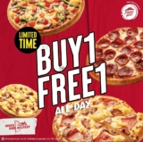 Get a FREE Pizza When You Order Any Pizza Hut Favourite Regular Pizza