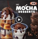 A&W New Mocha Dessert 2022