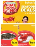 Lotus’s Seafood Deals on 3 – 4 Feb 2024