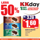 KK DAY! KING’S GRAND ICE CREAM 50% OFF Promotion