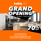 Kubiq Flagship Store Grand Opening Promotion