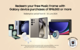 Redeem a Music Frame with Galaxy Device Purchases of RM6, 000 or More!