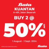 BATA Jalan Beserah Kuantan: Buy 2 at 50% Sale