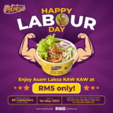 MyLaksa RM5 Labour Day Promo!