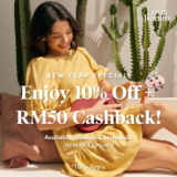 Love Bonito  New Year Special 2022 Extra 10% Off + 50% Cashback