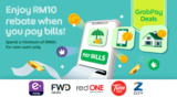 Grab App Free RM10 Rebate on Your Bills