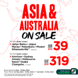 AirAsia: Explore Asean, Australia and Beyond from Only RM39 Promo May 2024