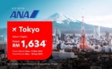 AirAsia Offers Return Flights to Tokyo from RM 1,634 via Fly with ANA