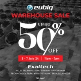 EUBIQ Warehouse Sale Up to 50% discount