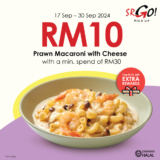 Enjoy Secret Recipe’s RM10 Prawn Macaroni with Cheese—Limited Time Offer!