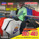 Sports Direct Factory Outlet Subang Jaya 4 Days Crazy Sales