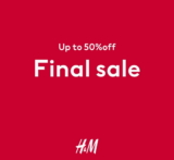 H&M Final Sale Up To 50% Off Promotion