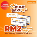 Get your ALLTEST COVID-19 test kit for only RM2 at Guardian Online