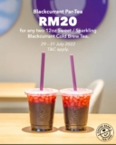 Coffee Bean & Tea Leaf TWO Sweet / Sparkling Blackcurrant Cold Brew Teas for RM20