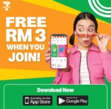 7-Eleven My7E app Free RM3 Credit Giveaway