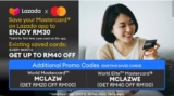 Lazada x Mastercard up to RM40 Off Voucher Code