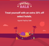 Agoda Payday Sale 20% Off Promotion 2022
