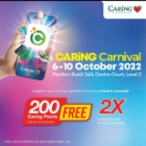 Caring Pharmacy Carnival Sale 6 – 10 October 2022