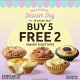Hokkaido Baked Cheese Tart Buy 5 FREE 2 on National Dessert Day 2022