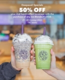 Coffee Bean Tea Leaf 50% off your 2nd handcrafted beverage Deepavali Special 2022