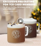 Coffee Bean Tea Leaf Holiday beverage Extra RM2 Off Promotion