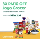 Jaya Grocer x GrabMart RM30 Off Promo Code