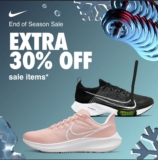 Nike End of Season Sale 2022: Extra 30% Off Promo Code