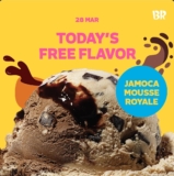 Baskin Robbins signature Jamoca® mousse ice cream Free Kid Scoop Giveaways