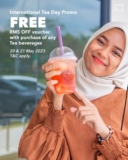 CB&TL International Tea Day Free RM5 Off Voucher Promo