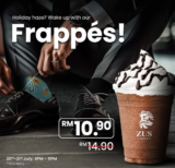 Zus Coffee Frappé Flash Deal July 2023