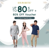 OXWHITE Sale August 2023 : Up to 80% OFF + Exclusive Voucher
