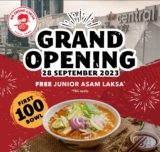 Ah Cheng Laksa Central i-City Mall Opening Free Laksa Giveaways