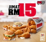 Exclusive KFC Promotion: Get RM15 Off with Minimum Purchase of RM55 for Registered Users