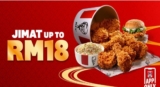 KFC Offers RM18 Off Exclusive to KFC App Users in February 2024