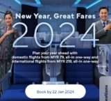 Malaysia Airlines Unveils Exceptional New Year Fares, Domestic Flights From MYR 79 – January 2024 