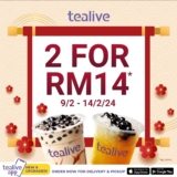 Tealive Celebrates Chinese New Year 2024 with Special RM14 Drink Promo via Tealive App