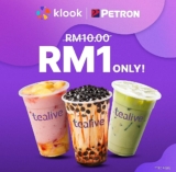 Petron Miles Exclusive Deal: Tealive RM10 Voucher for Just RM1! Limited Promo 2024