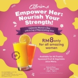 O’Briens Cafes Women’s Day 2024 Promo: Get Juice for Only RM8!
