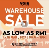 Voir Gallery’s Warehouse Sale Spectacular: Unbeatable Deals Await! Don’t Miss Out this March 2024