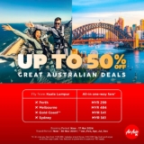 AirAsia Great Australian Deals 2024: Up to 50% Off – Book Now for Amazing Savings!