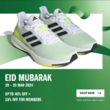 Adidas Malaysia: Celebrate Raya in Style with Up to 40% Off + EXTRA 10% for Members!