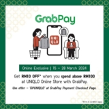 UNIQLO x GrabPay Promo: Save RM10 on Your Online Shopping on March 2024