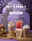Coffee Bean & Tea Leaf Ramadan 2024 Promotion: Buy 3 Get 1 Free