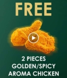 A&W – Treat Yourself to Free Golden Aroma Chicken Aramа Chicken on 1st April 2024!