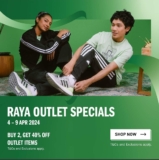 Adidas 40% Off Raya Outlet Specials Promo April 2024