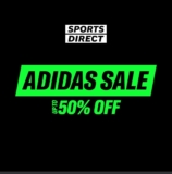 Sports Direct – Adidas Sale up to 50% OFF | April 2024